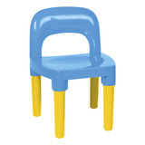 Jogo De Mesa E Cadeira Para Crianas Monte Lbano Desmontvel Azul