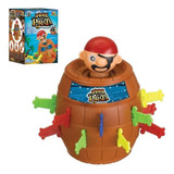 Jogo De Mesa Infantil Barril Pirata Brinquedo Com 11 Peças