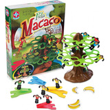 Jogo De Mesa Pula Macaco Jogos Tabuleiro Infantil Educativo