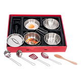 Jogo De Panela Brinquedo Comidinha Cozinha Infantil Premium