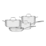Jogo De Panelas Tramontina Para Indução Inox 4 Peças Grano