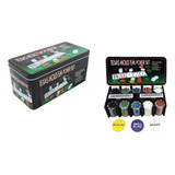 Jogo De Poker 200 Fichas Numeradas+ 2 Baralhos+ Tabuleiro
