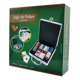 Jogo De Poker Maleta 100 Fichas Profissional