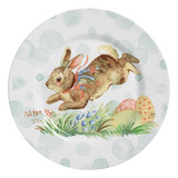 Jogo De Prato Sobremesa Color Rabbits - 103 D 6 Peças
