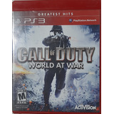 Jogo De Ps3 Call Of Duty World At War Semi-novo Completo
