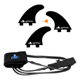 Jogo De Quilhas Sistema Fcs + Leash Surf (strep) 6 Pés