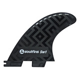 Jogo De Quilhas Soulfins Sw1 (media) Preto Fcs2