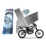Jogo De Raios Aço Inox 4mm Ddl Aro Dianteiro E Traseiro Xr Tornado 250
