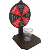Jogo De Roda De Shot Roleta Drinks Vira Tequila