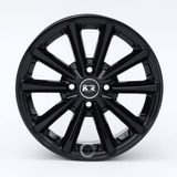 Jogo De Rodas Aro 15 K63 4x100 Celta Corsa Montana Agile Gm Cor Black Piano