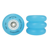 Jogo De Rodas Inline Traxart Led Special 80mm/85a - Azul