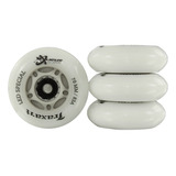 Jogo De Rodas Traxart Led X-light 70mm/83a Fa-462