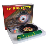Jogo De Roleta De 10 Polegadas Com Fichas De Poker De Pano D