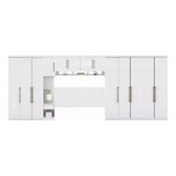 Jogo De Roupeiro Modulado Quarto Casal P/ Queen 7 Peças