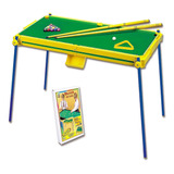 Jogo De Sinuca Gde Tacos C/pontas Emburrachadas - Braskit Cor Do Tecido Verde-escuro
