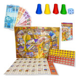 Jogo De Tabuleiro Banco Imobiliário Mesa Brinquedo Educativo