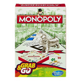 Jogo De Tabuleiro De Viagem Original Monopoly Grab & Go
