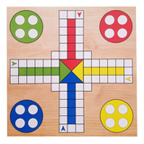 Jogo De Tabuleiro Ludo Solapa Mdf