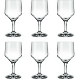 Jogo De Taças 6 Unidades Vinho Água Nadir Sm Buffet 260ml Cor Vidro