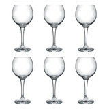 Jogo De Tacas Vinho Agua Nadir Celebra 300ml - 6 Unidades Cor Transparente