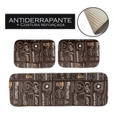 Jogo De Tapete Para Cozinha 3 Pçs Antiderrapante Top+brinde