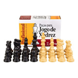 Jogo De Xadrez Jaehrig Profissional 32 Peças Com Peso Bg Pt