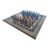 Jogo De Xadrez Medieval Coleção Temático