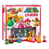 Jogo De Xadrez Super Mario Nintendo Mario Bros Coleção Game