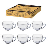Jogo De Xicaras Café / Chá 225 Ml Com 6 Peças