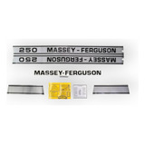 Jogo Decalque Adesivo Trator Massey Ferguson 250 2710841