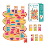 Jogo Didático Infantil Equilibra Bebês Nig Brinquedo Madeira