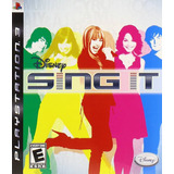 Jogo Disney Sing It Playstation 3 Ps3 Original Mídia Física