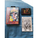 Jogo E Manual Original Power Rangers Mega Drive Tectoy 