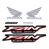 Jogo Faixa Adesiva Completa Honda Fan