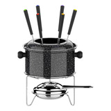Jogo Fondue Conjunto Panela Queijo Carne Chocolate Promoção
