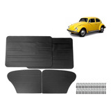 Jogo Forracao Revestimento Porta + Grampos Fusca 78 96 Preto