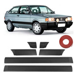 Jogo Friso + Filete Lateral Gol Voyage Voyage 2p 87 97 Cinza