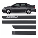 Jogo Friso Lateral Corolla 08 09 2010 A 2019 Borrachão