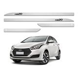 Jogo Friso Lateral Hb20 Hatch Branco Polar