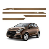 Jogo Friso Lateral Hb20 Hatch Bronze Terra