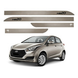 Jogo Friso Lateral Hb20 Hatch Prata Sand