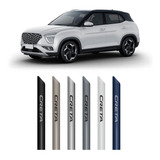 Jogo Friso Lateral Pintado Hyundai Creta 2022 Em Diante