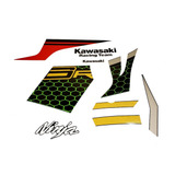 Jogo Fxs Adesivas Zx 6 2020 Krt Verde - Lat. Direita