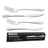 Jogo Garfo E Faca Inox 48pçs- Bar, Restaurante Talheres *