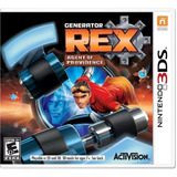 Jogo Generator Rex Agent Of Providence Para Nintendo Ds
