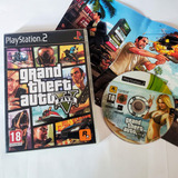 Jogo Gta 5 Grand Theft Auto V Play 2 Com Capa E Poster Ps2