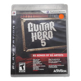 Jogo Guitar Hero 5 (ps3 - Mídia Física)