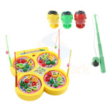 Jogo Infantil Pega Peixe Pescaria Maluca 32 Peixes E 4 Varas