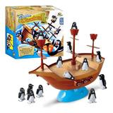 Jogo Infantil Pinguins Equilibristas Navio Pirata