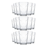 Jogo Kit 18 Unidades Copos Nação 265ml Em Vidro Grosso Drink